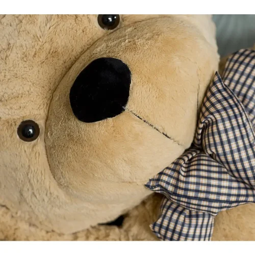 Teddyway Popo veliki plišani medvjedić divovski XXL, mekana igračka, 100 cm, 39 inča, 3,3 stope, svijetlosmeđa - Teddyway