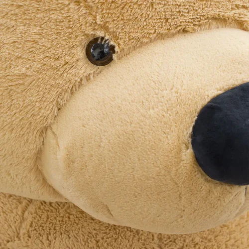 Teddyway Popo veliki plišani medvjedić divovski XXL, mekana igračka, 100 cm, 39 inča, 3,3 stope, svijetlosmeđa - Teddyway