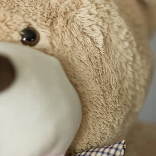 Teddyway Bobo veliki plišani medvjedić divovski XXL, mekana igračka, 100 cm, 39 inča, 3,3 stope, svijetlosmeđa - Teddyway