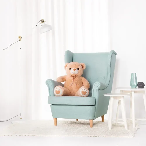 Veliki plišani medvjedić, mekana igračka, 100 cm, 39 inča, 3,3 stope, svijetlosmeđa, Toto - Teddyway