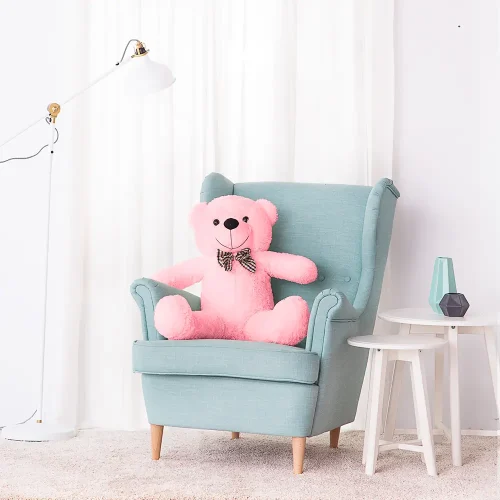Teddyway Popo veliki plišani medvjedić divovski XXL, mekana igračka, 100 cm, 39 inča, 3,3 stope, svijetlosmeđa - Teddyway