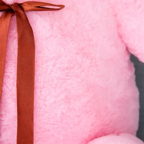 Teddyway Toto veliki plišani medvjedić divovski XXL, mekana igračka, 100 cm, 39 inča, 3,3 stope, roza - Teddyway