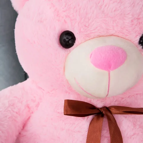 Teddyway Toto veliki plišani medvjedić divovski XXL, mekana igračka, 100 cm, 39 inča, 3,3 stope, roza - Teddyway