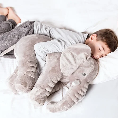 Teddyway Hogo plišani slon, mekana igračka, 70 cm, 27 inča, 2,3 stope, siva - Teddyway