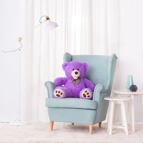 Teddyway Bobo veliki plišani medvjedić divovski XXL, mekana igračka, 100 cm, 39 inča, 3,3 stope, svijetlosmeđa - Teddyway