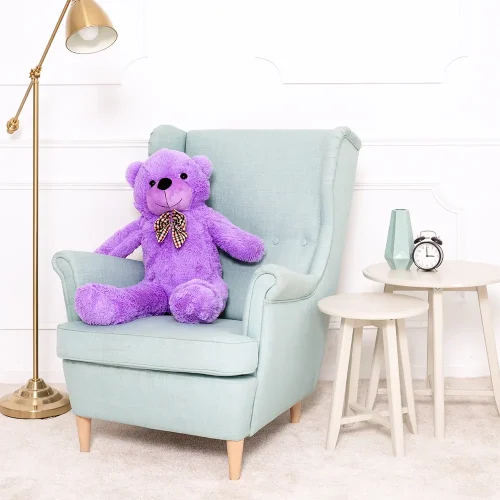 Teddyway Popo veliki plišani medvjedić divovski XXL, mekana igračka, 100 cm, 39 inča, 3,3 stope, svijetlosmeđa - Teddyway