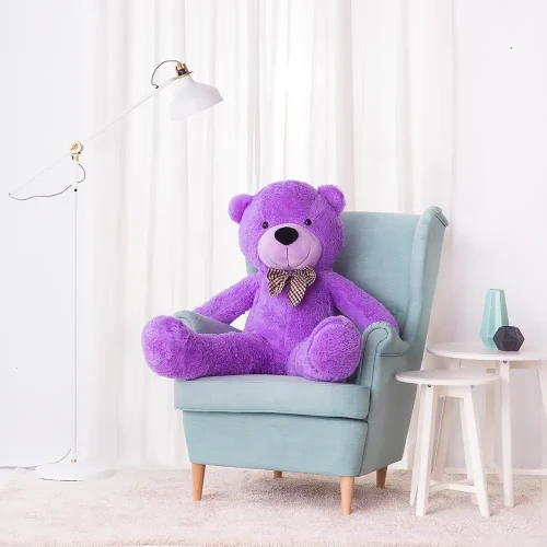 Teddyway Popo veliki plišani medvjedić divovski XXL, mekana igračka, 100 cm, 39 inča, 3,3 stope, svijetlosmeđa - Teddyway