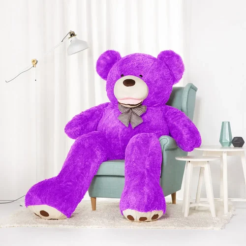 Teddyway Bobo veliki plišani medvjedić divovski XXL, mekana igračka, 100 cm, 39 inča, 3,3 stope, svijetlosmeđa - Teddyway