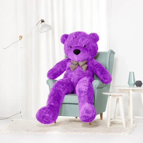 Teddyway Popo veliki plišani medvjedić divovski XXL, mekana igračka, 100 cm, 39 inča, 3,3 stope, svijetlosmeđa - Teddyway
