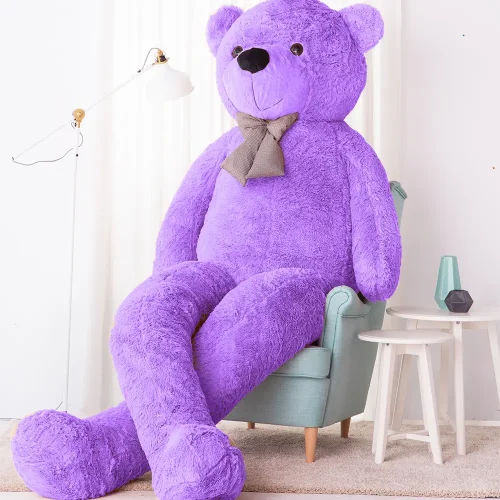 Teddyway Popo veliki plišani medvjedić divovski XXL, mekana igračka, 100 cm, 39 inča, 3,3 stope, svijetlosmeđa - Teddyway