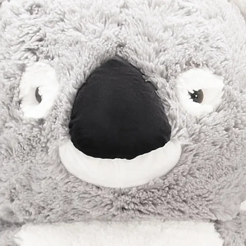 Teddyway Koko Big plišana koala divovska XXL, mekana igračka, 100 cm, 39 inča, 3,3 stope, siva - Teddyway