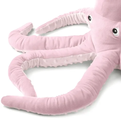 Teddyway Sodo velika plišana lignja XXL, mekana igračka, 80 cm, 31 inč, 2,6 stope, plava - Teddyway