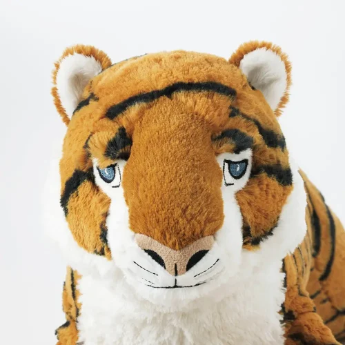 Teddyway Tino plišani tigar, mekana igračka, 70 cm, 27 inča, 2,3 stope, žuta - Teddyway