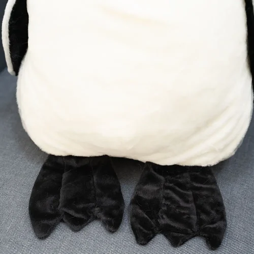 Teddyway Pipi plišani pingvin, mekana igračka, 40 cm, 16 inča, 1,3 stope, crno-bijela - Teddyway