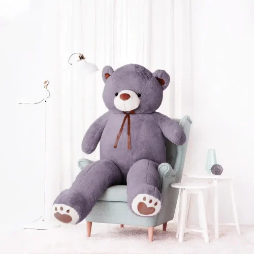Veliki plišani medvjedić, mekana igračka, 100 cm, 39 inča, 3,3 stope, svijetlosmeđa, Toto - Teddyway