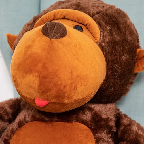 Teddyway Moko plišani majmun, mekana igračka, 90 cm, 35 inča, 2,9 stopa, smeđa - Teddyway