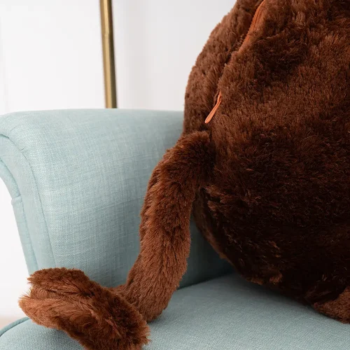 Teddyway Moko plišani majmun, mekana igračka, 90 cm, 35 inča, 2,9 stopa, smeđa - Teddyway