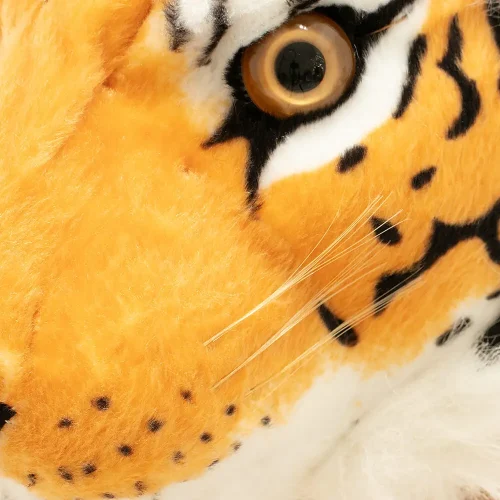 Teddyway Tigo plišani tigar, mekana igračka, 70 cm, 27 inča, 2,3 stope, žuta - Teddyway