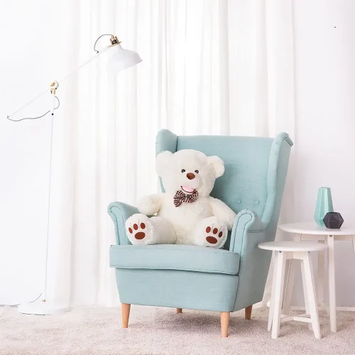 Teddyway Bobo veliki plišani medvjedić divovski XXL, mekana igračka, 100 cm, 39 inča, 3,3 stope, svijetlosmeđa - Teddyway
