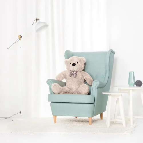 Teddyway Popo veliki plišani medvjedić divovski XXL, mekana igračka, 100 cm, 39 inča, 3,3 stope, svijetlosmeđa - Teddyway