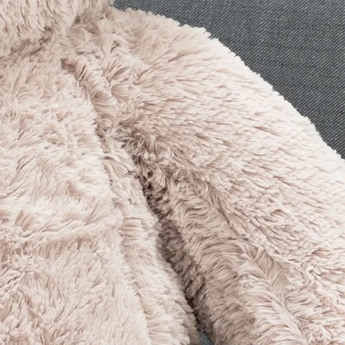 Teddyway Popo veliki plišani medvjedić divovski XXL, mekana igračka, 100 cm, 39 inča, 3,3 stope, siva - Teddyway