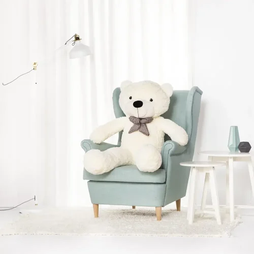 Teddyway Popo veliki plišani medvjedić divovski XXL, mekana igračka, 100 cm, 39 inča, 3,3 stope, svijetlosmeđa - Teddyway