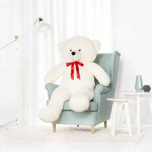 Teddyway Nomo veliki plišani medvjedić divovski XXL, mekana igračka, 100 cm, 39 inča, 3,3 stope, tamnosmeđa - Teddyway