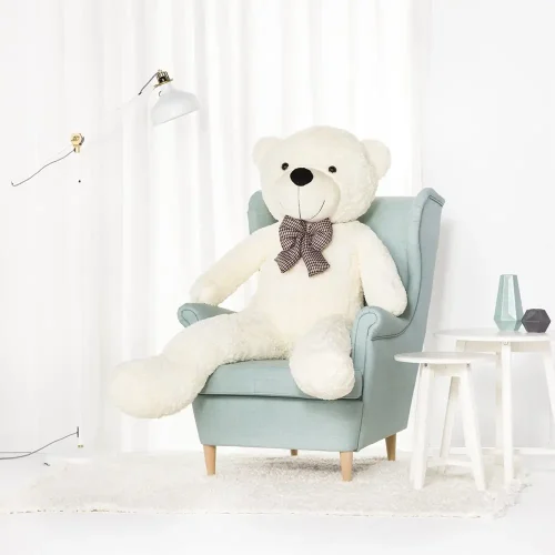 Teddyway Popo veliki plišani medvjedić divovski XXL, mekana igračka, 100 cm, 39 inča, 3,3 stope, svijetlosmeđa - Teddyway