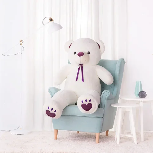 Veliki plišani medvjedić, mekana igračka, 100 cm, 39 inča, 3,3 stope, svijetlosmeđa, Toto - Teddyway