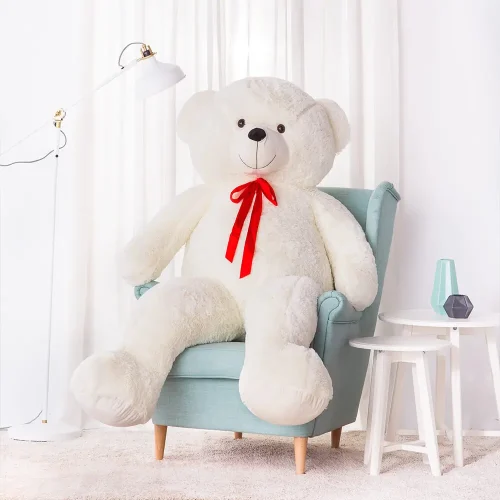 Teddyway Nomo veliki plišani medvjedić divovski XXL, mekana igračka, 100 cm, 39 inča, 3,3 stope, tamnosmeđa - Teddyway