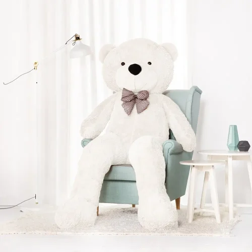 Teddyway Popo veliki plišani medvjedić divovski XXL, mekana igračka, 100 cm, 39 inča, 3,3 stope, svijetlosmeđa - Teddyway
