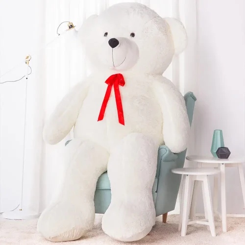 Teddyway Nomo veliki plišani medvjedić divovski XXL, mekana igračka, 100 cm, 39 inča, 3,3 stope, tamnosmeđa - Teddyway