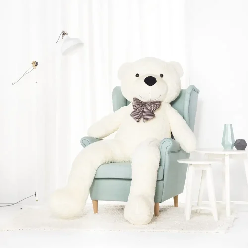 Teddyway Popo veliki plišani medvjedić divovski XXL, mekana igračka, 100 cm, 39 inča, 3,3 stope, svijetlosmeđa - Teddyway