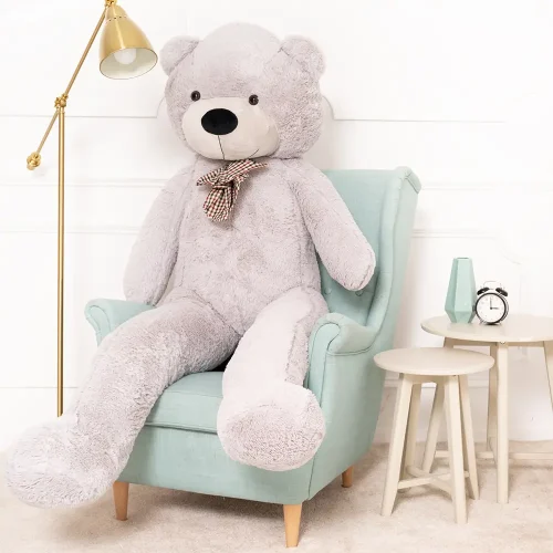 Teddyway Popo veliki plišani medvjedić divovski XXL, mekana igračka, 100 cm, 39 inča, 3,3 stope, svijetlosmeđa - Teddyway