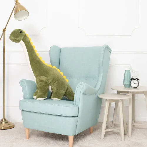 Teddyway Tobo veliki plišani dinosaur XXL, mekana igračka, 110 cm, 43 inča, 3,6 stope, zelena - Teddyway