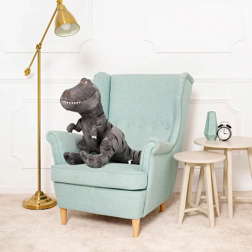 Teddyway Deno plišani dinosaur, mekana igračka, 70 cm, 27 inča, 2,3 stope, zelena - Teddyway