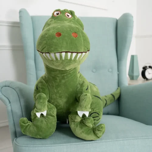 Teddyway Deno plišani dinosaur, mekana igračka, 70 cm, 27 inča, 2,3 stope, zelena - Teddyway