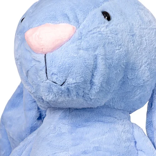 Teddyway Bani veliki plišani zeko divovski XXL, mekana igračka, 160 cm, 63 inča, 5,2 stope, plava - Teddyway