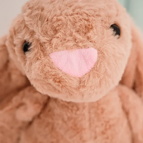 Teddyway Bani veliki plišani zeko divovski XXL, mekana igračka, 120 cm, 47 inča, 3,9 stopa, svijetlosmeđa - Teddyway