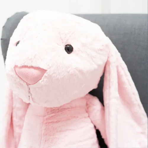 Teddyway Bani veliki plišani zeko divovski XXL, mekana igračka, 160 cm, 63 inča, 5,2 stope, roza - Teddyway