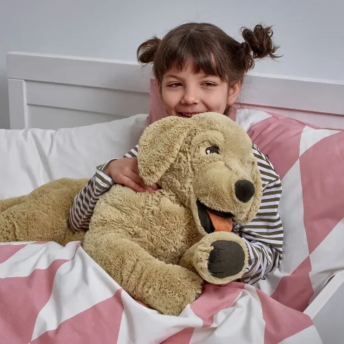 Ravi plišani pas zlatni retriver, mekana igračka, 30 cm, 11 inča, 0,9 stopa, smeđa - Teddyway