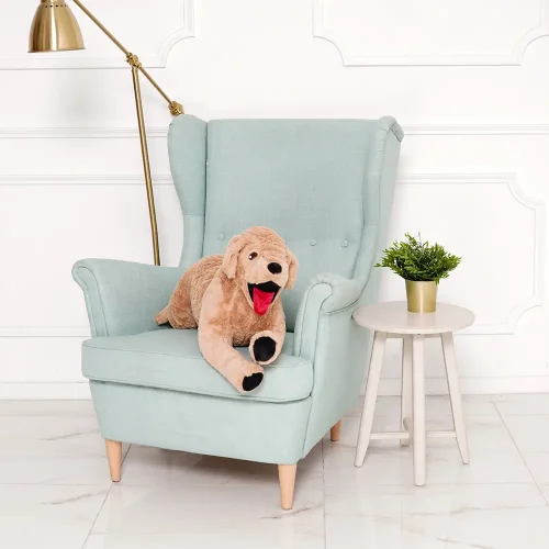 Ravi plišani pas zlatni retriver, mekana igračka, 30 cm, 11 inča, 0,9 stopa, smeđa - Teddyway