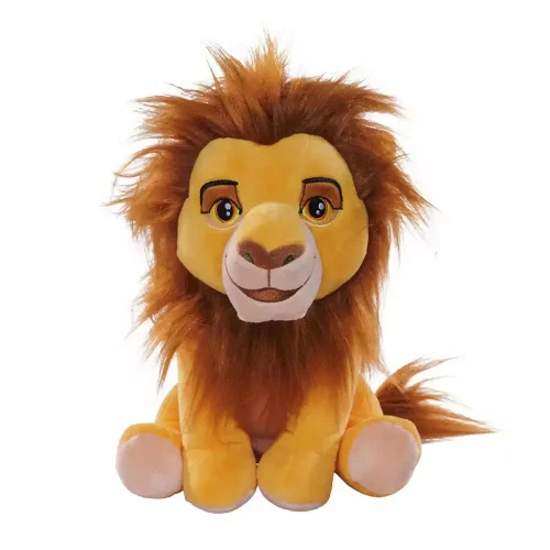 Disney Kralj lavova Mufasa plišana igračka, mekana igračka, 25 cm, 9 inča, 0,8 stopa, žuta - Teddyway