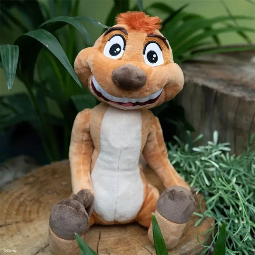 Disney Timon plišana igračka, mekana igračka, 25 cm, 9 inča, 0,8 stopa, svijetlosmeđa - Teddyway