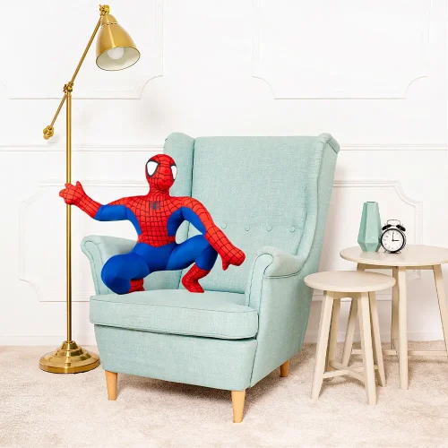 Marvel Spider-Man M1 plišana igračka, mekana igračka, 20 cm, 7 inča, 0,6 stopa, crvena - Teddyway