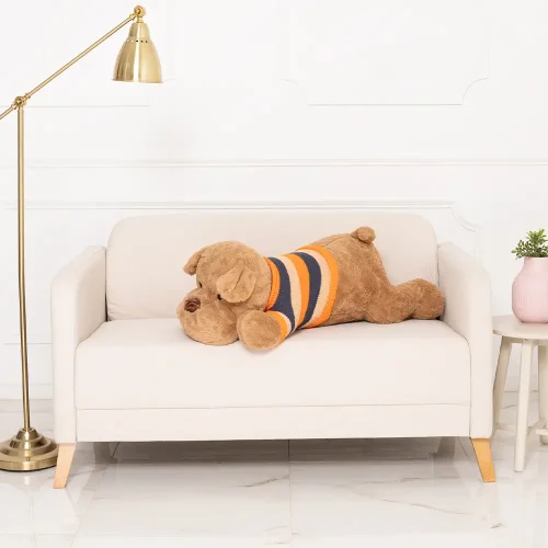Teddyway Plišani pas za žene, mekana igračka, 70 cm, 27 inča, 2,3 stope, bijela - Teddyway