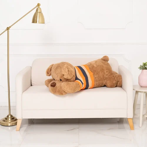 Teddyway Plišani pas za žene, mekana igračka, 70 cm, 27 inča, 2,3 stope, bijela - Teddyway