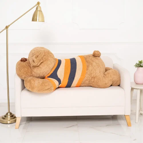 Teddyway Plišani pas za žene, mekana igračka, 70 cm, 27 inča, 2,3 stope, bijela - Teddyway
