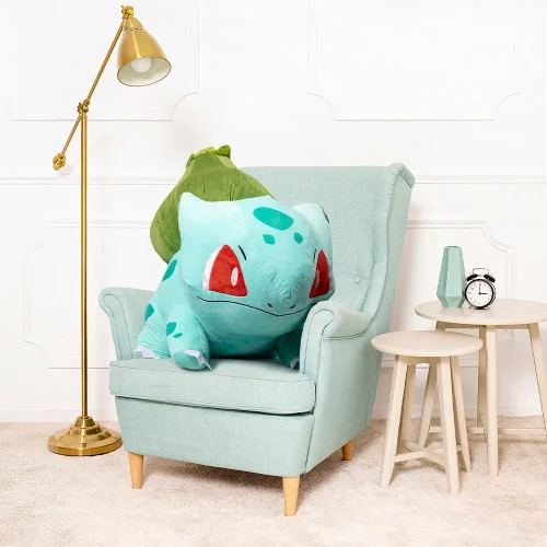Pokémon Bulbasaur plišana igračka, mekana igračka, 30 cm, 11 inča, 0,9 stopa, zelena - Teddyway