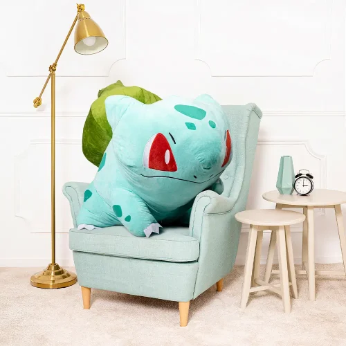 Pokémon Bulbasaur plišana igračka, mekana igračka, 30 cm, 11 inča, 0,9 stopa, zelena - Teddyway